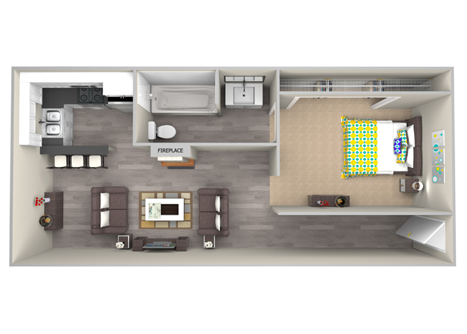 Suite A Floorplan
